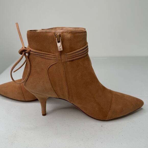NEW Loeffler Randall Ange Bootie, Camel Brown Suede with Tassels, Size 9.5 - Picture 6 of 10